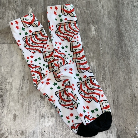 Christmas tree cake socks - Picture 6 of 7